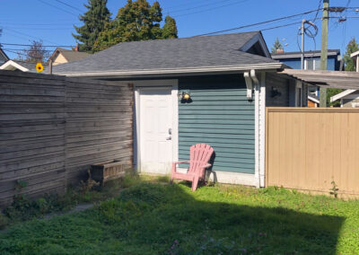 Fraser heights Vancouver project before backyard landscape design