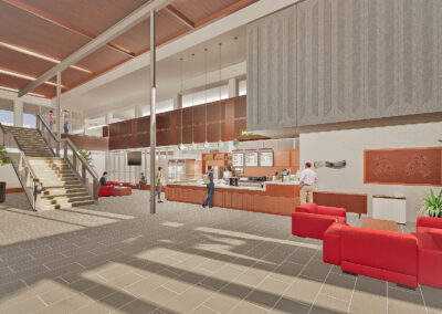 West Vancouver interior design architectural rendering.