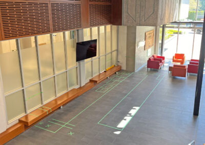 West Vancouver Municipal Hall atrium before renovation.